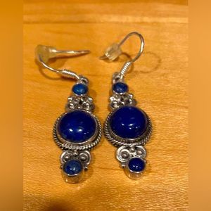 5/$25 earrings with blue stones